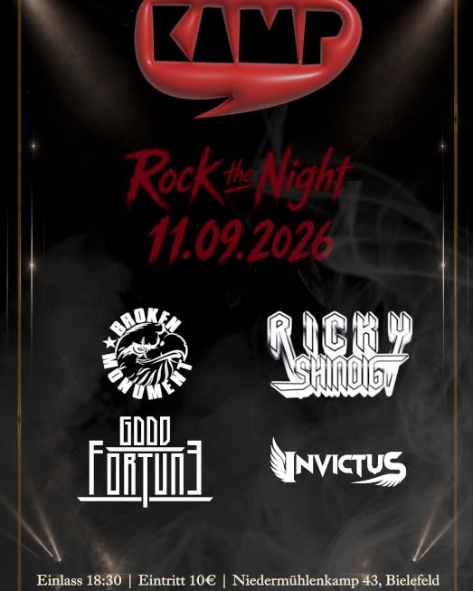 event poster for rock the night 2026 in bielefeld